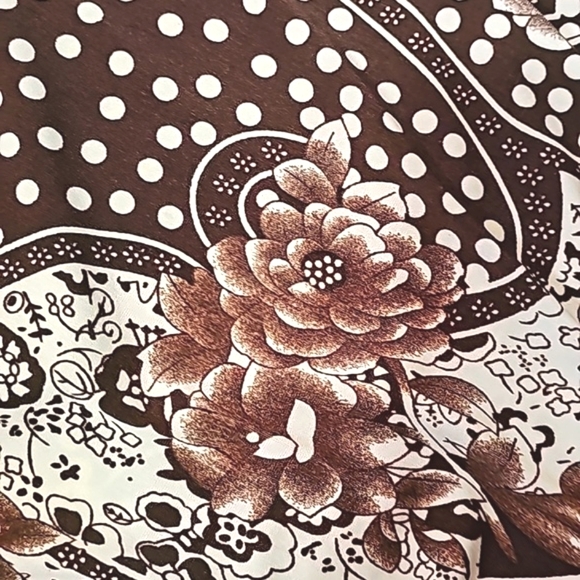 Cal Fashion womens boho long maxi skirt  sz medium color brown tan casual  midi - Picture 9 of 14